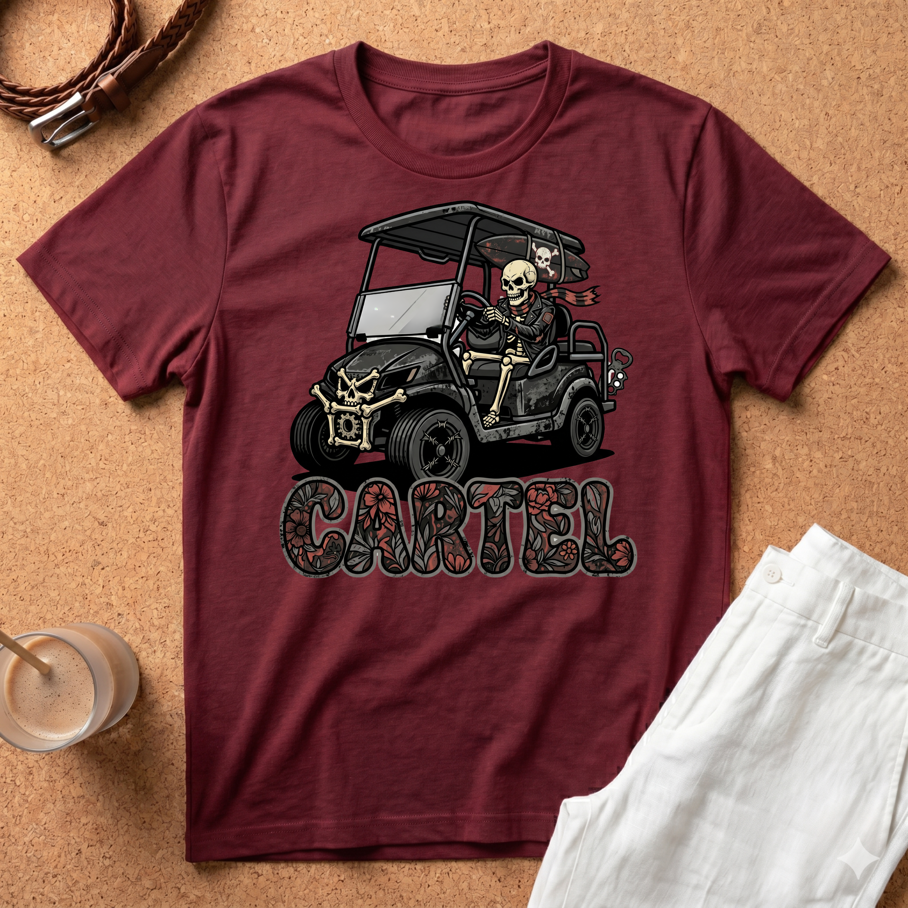 Cartel Golf Cart T-Shirt — Funny Off-Roading Club Tee