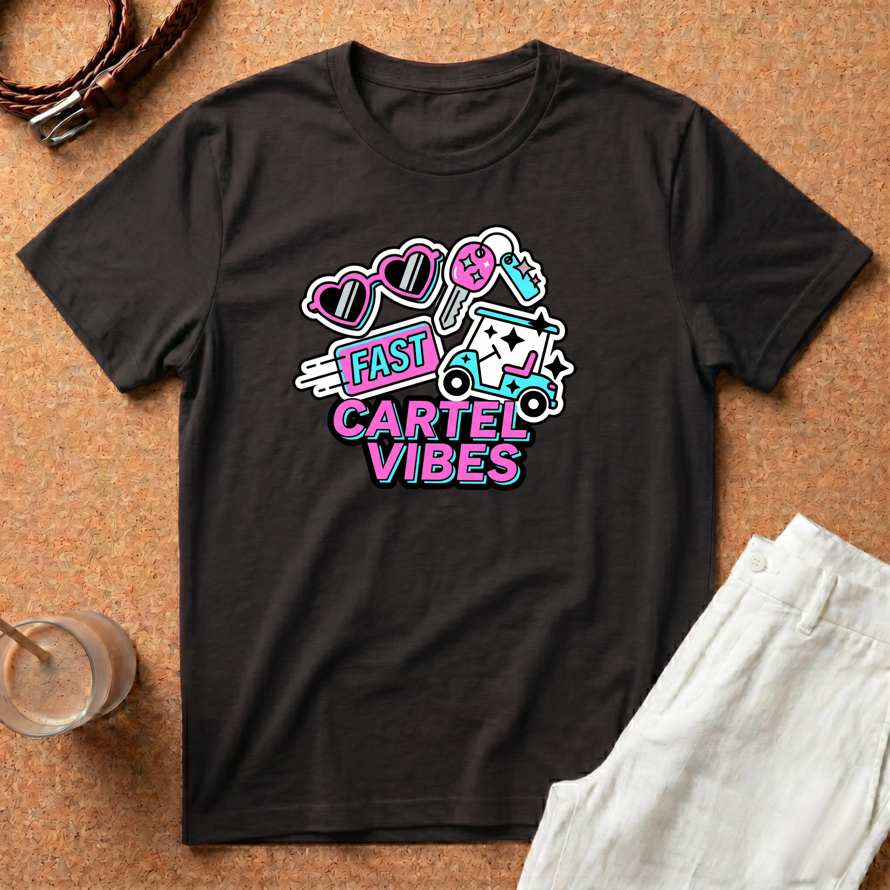 Fast Cartel Vibes T-Shirt — Golf Cart Cartel Tee