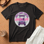 Golf Cart Cartel "Cartel Life" T-Shirt — Retro Pink Golf Cart Tee