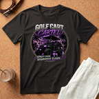 Golf Cart Cartel T-Shirt — 'Street Legal, Neighborhood Illegal' Retro Palm Design