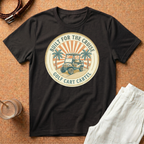 Golf Cart T-Shirt — "Built for the Cruise" Vintage Palm Design