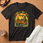 Sunset Cruising T-Shirt — Vintage Golf Cart Beach Tee