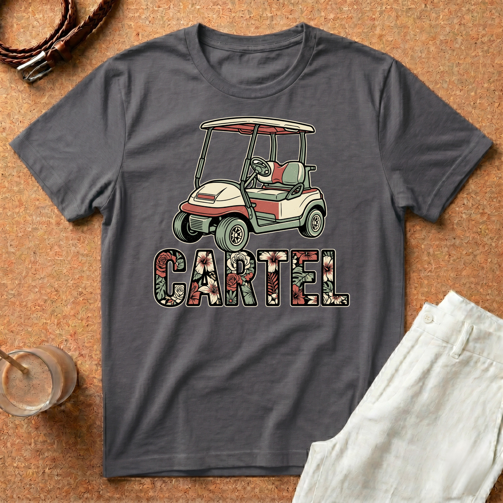 Golf Cart 'Cartel' T-Shirt – Graphic Tee