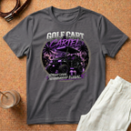 Golf Cart Cartel T-Shirt — 'Street Legal, Neighborhood Illegal' Retro Palm Design