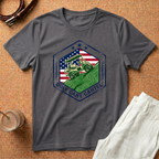 Golf Cart Cartel T‑Shirt — Patriotic American Flag Off‑Road Golf Cart Tee