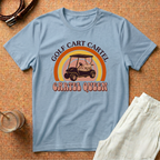Golf Cart Cartel "Cartel Queen" T-Shirt — Retro Golf Cart Tee for Women & Golfers