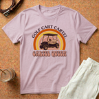 Golf Cart Cartel "Cartel Queen" T-Shirt — Retro Golf Cart Tee for Women & Golfers