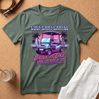 Golf Cart T-Shirt — "Golf Cart Cartel: Drive It Like You Stole It" Retro