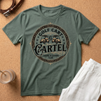 Golf Cart Cartel T‑Shirt — Vintage Golf Club Graphic Tee