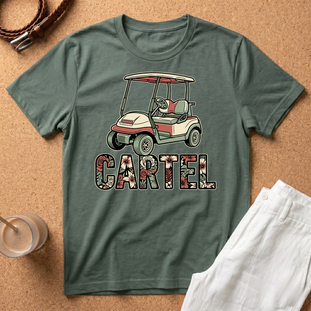 Golf Cart 'Cartel' T-Shirt – Graphic Tee