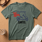 Golf Cartel T‑Shirt – Vintage Golf Cart Graphic Tee