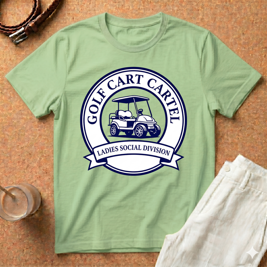 Golf Cart Cartel T-Shirt - Ladies Social Division