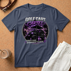 Golf Cart Cartel T-Shirt — 'Street Legal, Neighborhood Illegal' Retro Palm Design