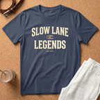 Slow Lane Legends T‑Shirt – Vintage Collegiate Graphic T-Shirt