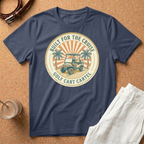 Golf Cart T-Shirt — "Built for the Cruise" Vintage Palm Design