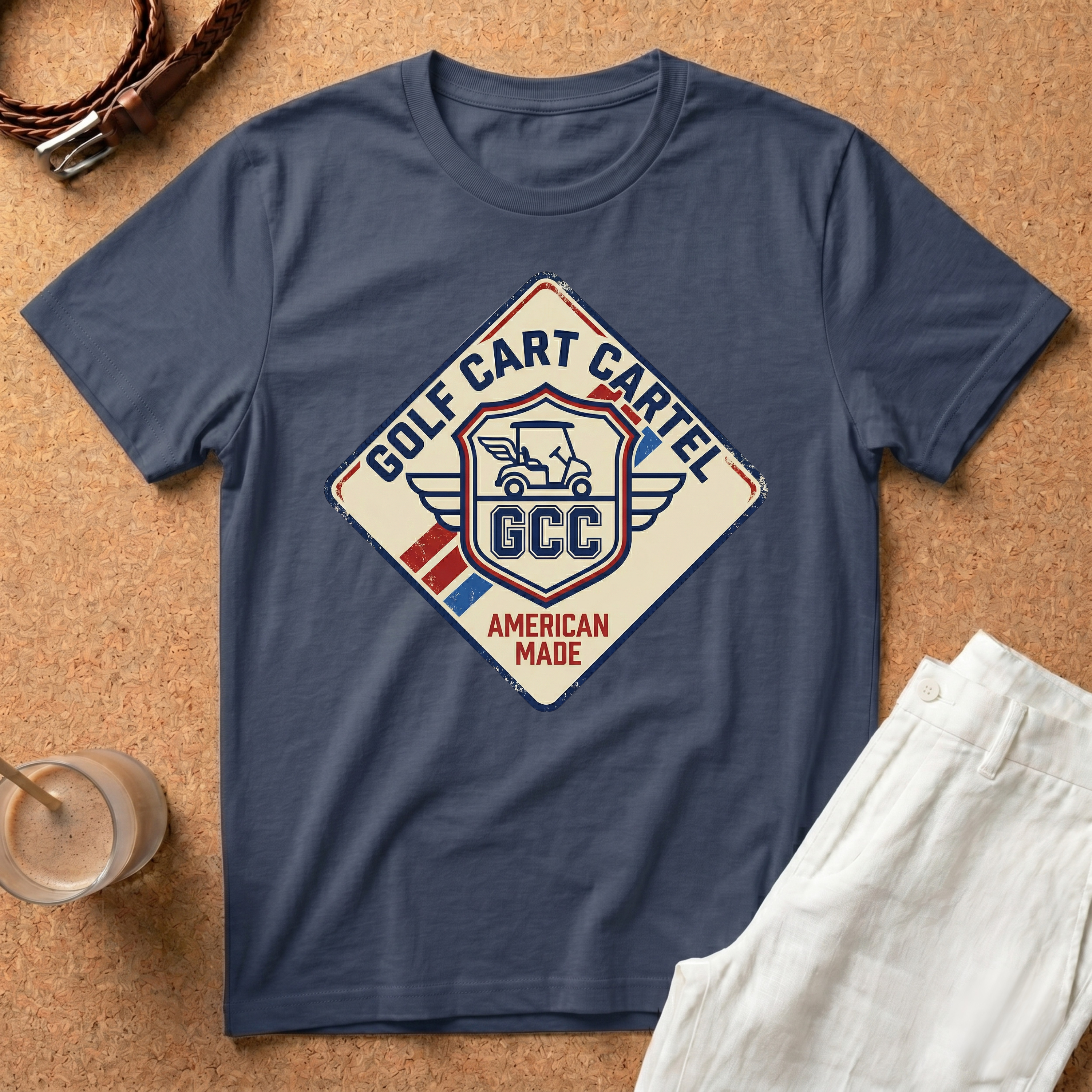 Golf Cart Cartel T-Shirt – Vintage American Made Golf Tee