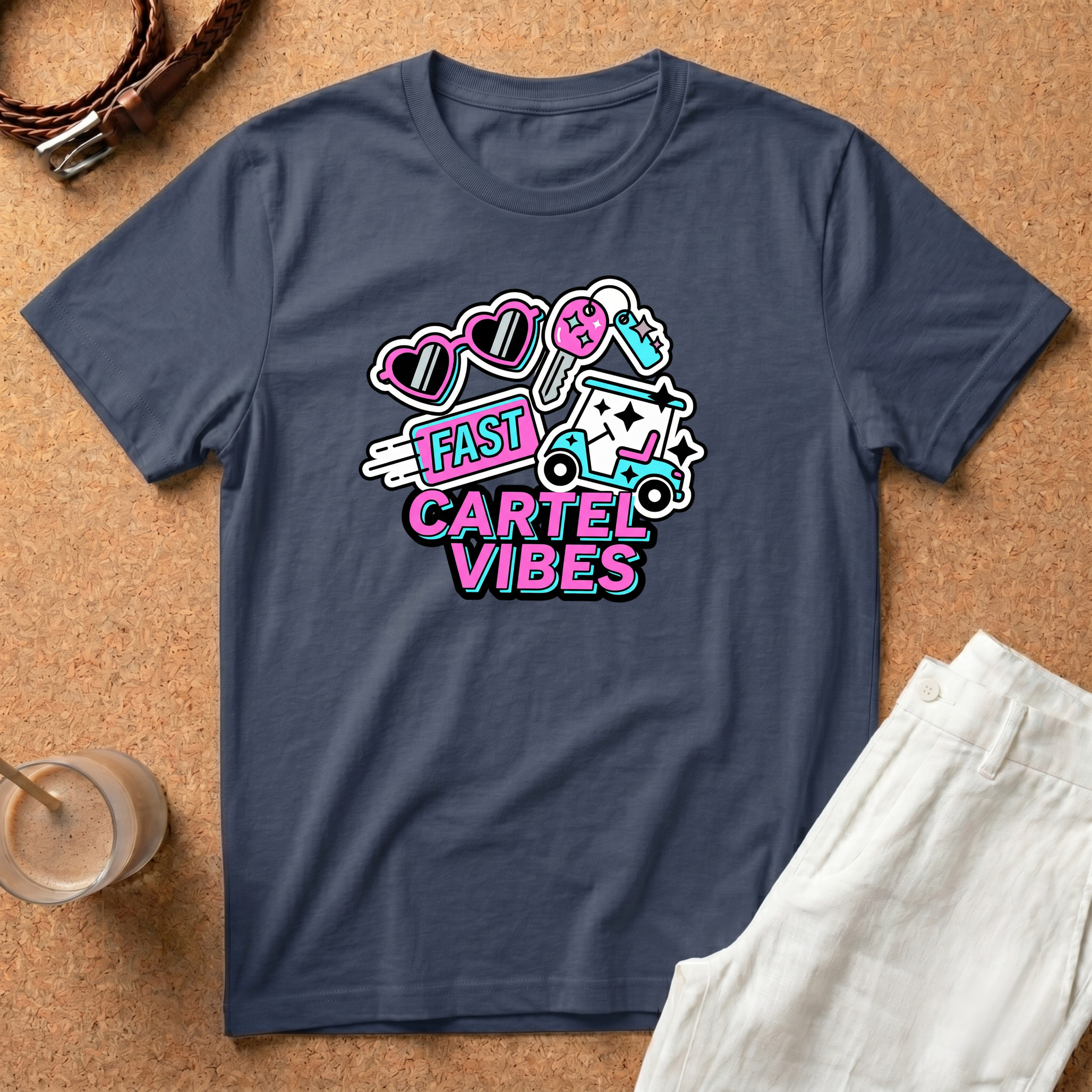 Fast Cartel Vibes T-Shirt — Golf Cart Cartel Tee