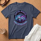 Cartel Nights Golf Cart T‑Shirt — "Ride After Dark" Retro Neon