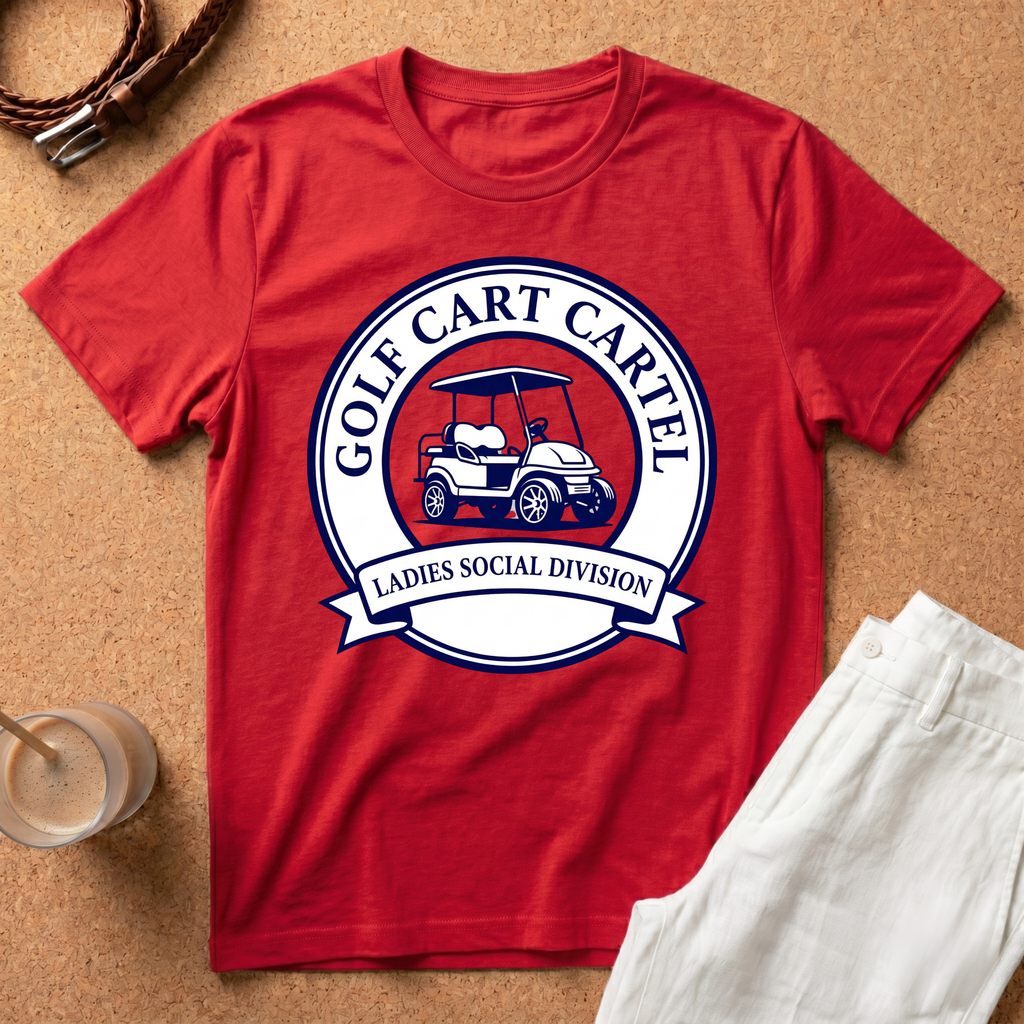 Golf Cart Cartel T-Shirt - Ladies Social Division