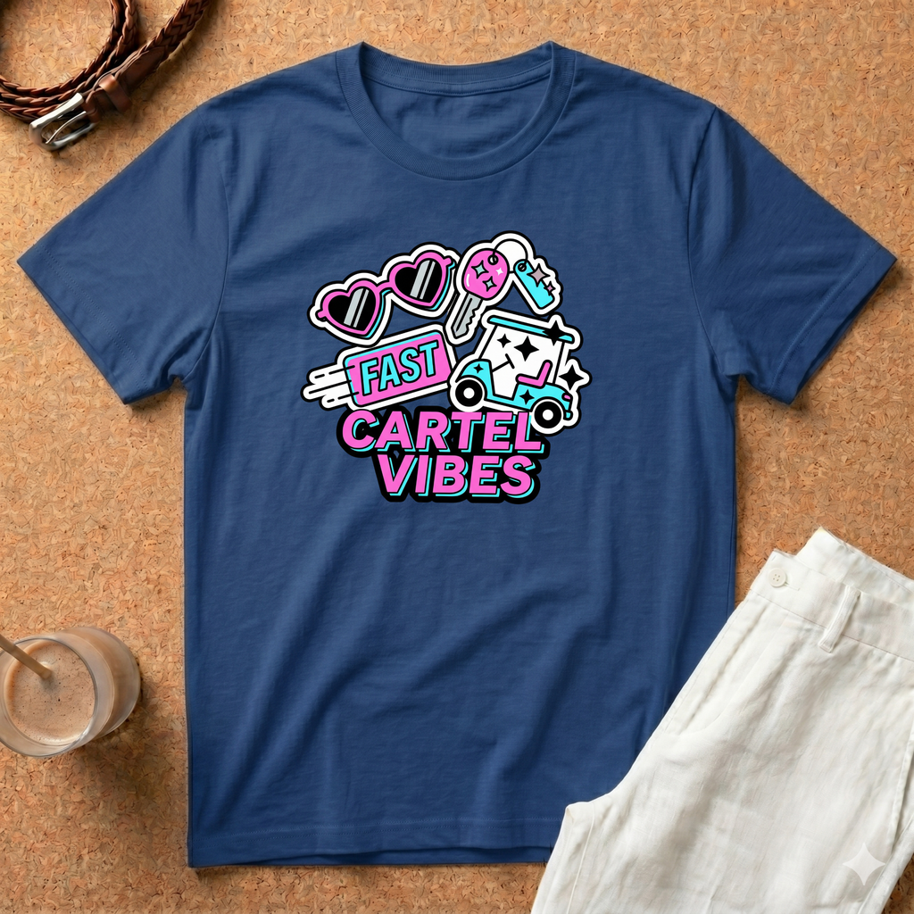 Fast Cartel Vibes T-Shirt — Golf Cart Cartel Tee