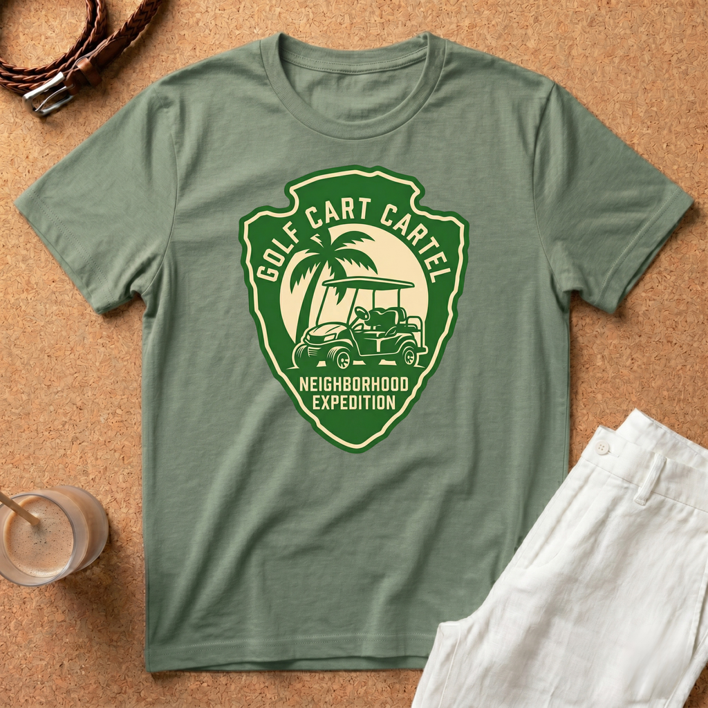 Golf Cart Cartel T-Shirt - Neighborhood Expedition