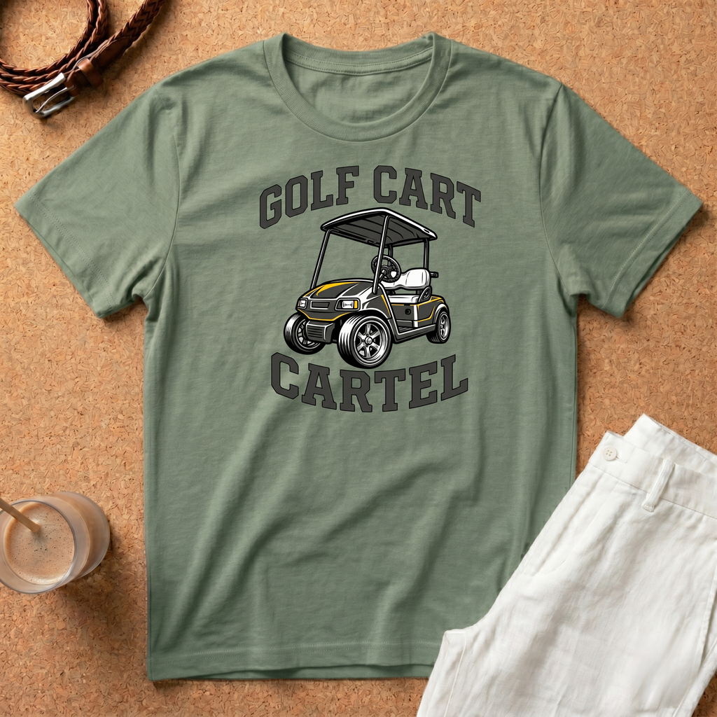 Golf Cart Cartel T-Shirt — Cartel Crew Tee