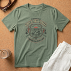 Route 66 Golf Cart T-Shirt — "Golf Cart Cartel" Cruising the Slow Lane Graphic Tee
