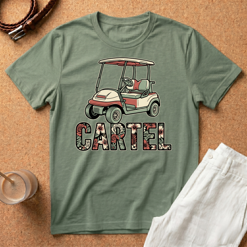 Golf Cart 'Cartel' T-Shirt – Graphic Tee