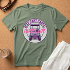 Golf Cart Cartel "Cartel Life" T-Shirt — Retro Pink Golf Cart Tee