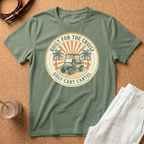 Golf Cart T-Shirt — "Built for the Cruise" Vintage Palm Design
