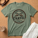 Golf Cart Cartel T‑Shirt — Vintage Golf Club Graphic Tee