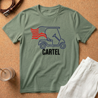 Golf Cartel T‑Shirt – Vintage Golf Cart Graphic Tee