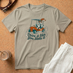 Drive It Like You Stole It T-Shirt — Vintage Cartoon Golf Cart Graphic