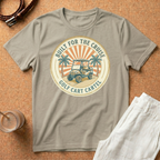 Golf Cart T-Shirt — "Built for the Cruise" Vintage Palm Design