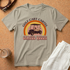 Golf Cart Cartel "Cartel Queen" T-Shirt — Retro Golf Cart Tee for Women & Golfers