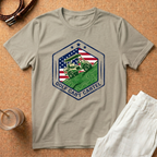 Golf Cart Cartel T‑Shirt — Patriotic American Flag Off‑Road Golf Cart Tee