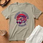 Sunset Cruising Golf Cart T-Shirt — 'Sunset Cruising' Graphic Tee