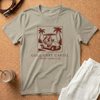 Golf Cart Cartel T-Shirt — Sunset Cruise Club Retro Palm Beach Tee