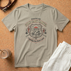 Route 66 Golf Cart T-Shirt — "Golf Cart Cartel" Cruising the Slow Lane Graphic Tee
