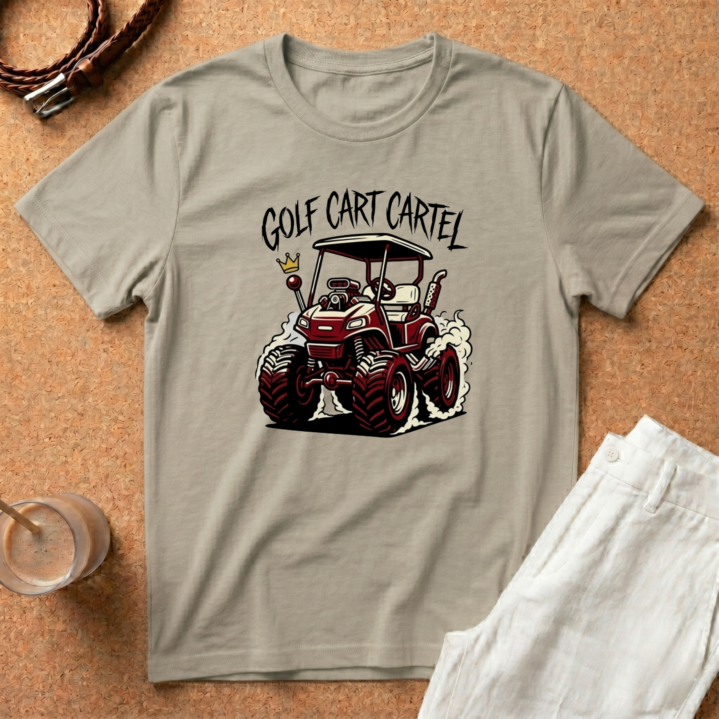 Golf Cart Cartel T-Shirt – Off-Road Golfing Graphic Tee