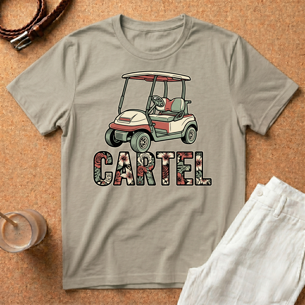 Golf Cart 'Cartel' T-Shirt – Graphic Tee