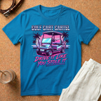 Golf Cart T-Shirt — "Golf Cart Cartel: Drive It Like You Stole It" Retro