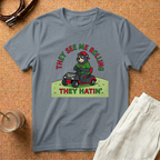 They See Me Rollin' They Hatin' T-Shirt — Funny Golf Cart Bear Graphic Tee