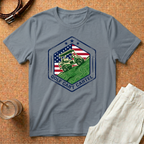 Golf Cart Cartel T‑Shirt — Patriotic American Flag Off‑Road Golf Cart Tee