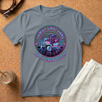 T-Shirt — 'Family Cart Gang: Whole Crew Rollin' Retro Golf Cart Graphic
