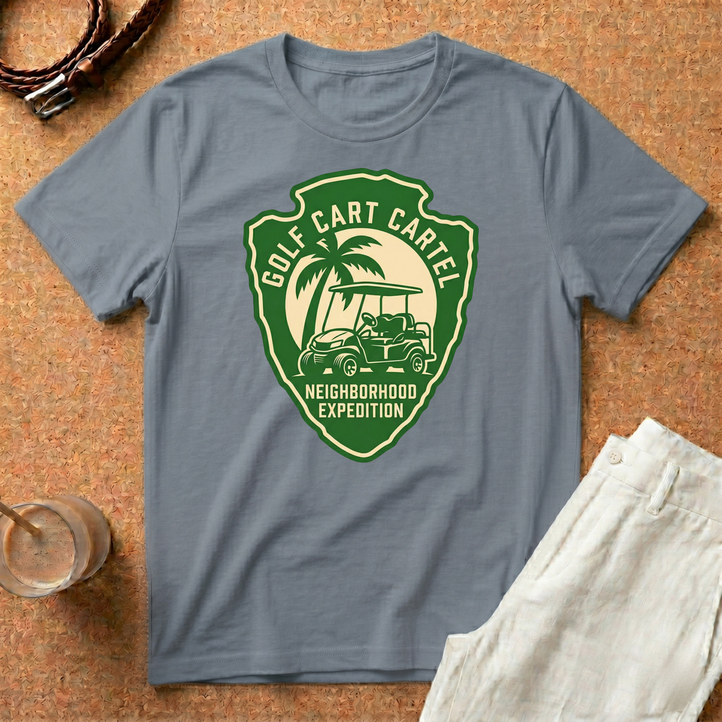 Golf Cart Cartel T-Shirt - Neighborhood Expedition