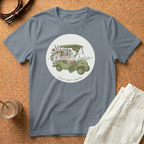 Golf Cart Cruise T-Shirt — Retro Floral Golf Cart Graphic Tee