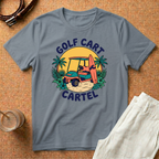 Golf Cart Cartel T-Shirt — Retro Beach Tee