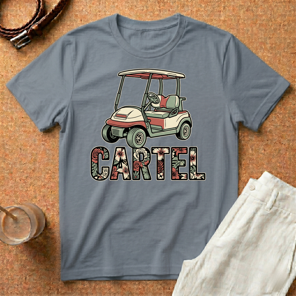 Golf Cart 'Cartel' T-Shirt – Graphic Tee