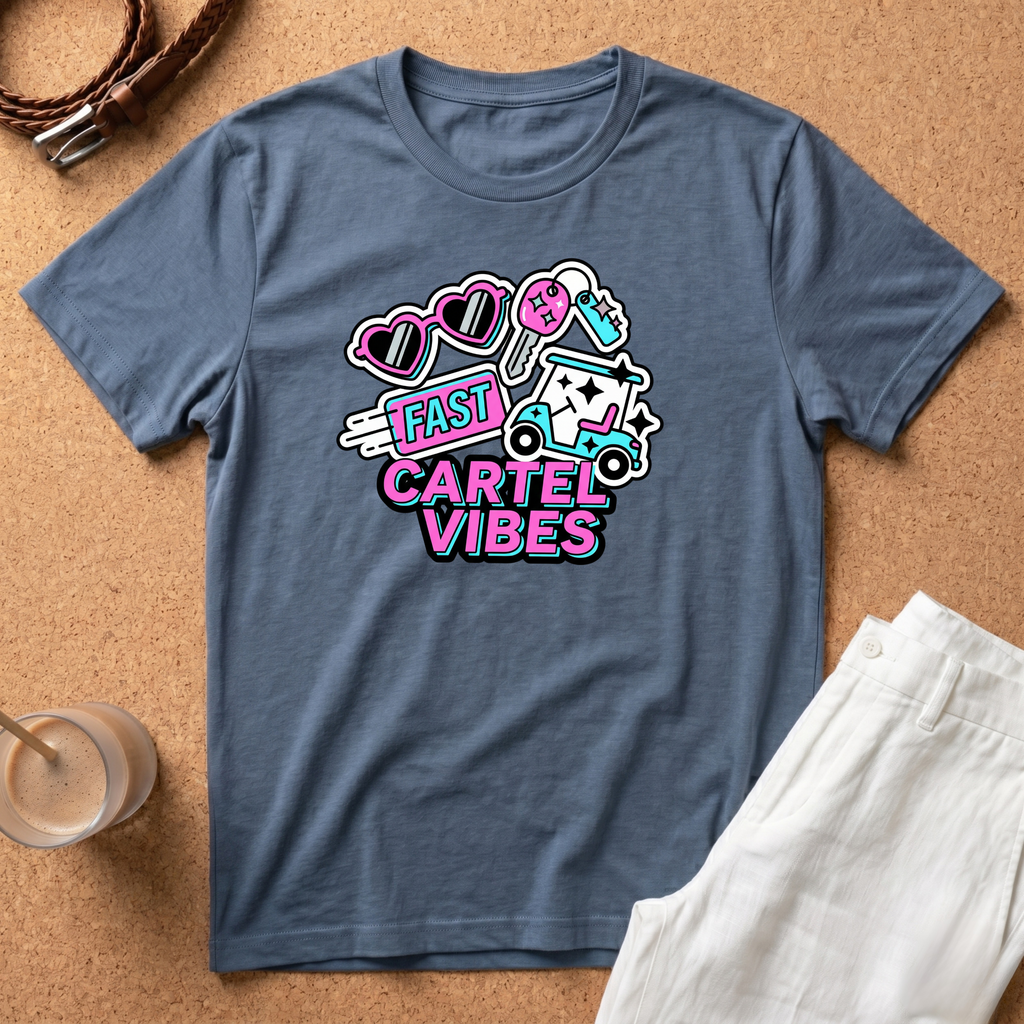 Fast Cartel Vibes T-Shirt — Golf Cart Cartel Tee